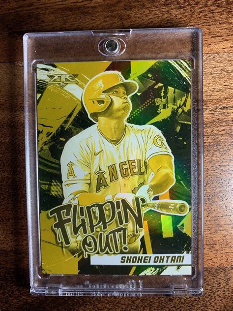 Shohei Ohtani 2022 Topps Fire Flippin Out Gold Minted EBay