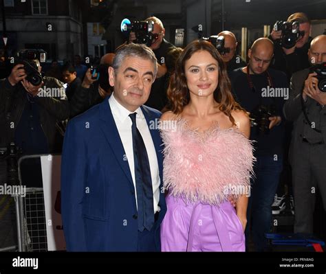 London Uk 3rd Oct 2018 Rowan Atkinson And Olga Kurylenko Attend