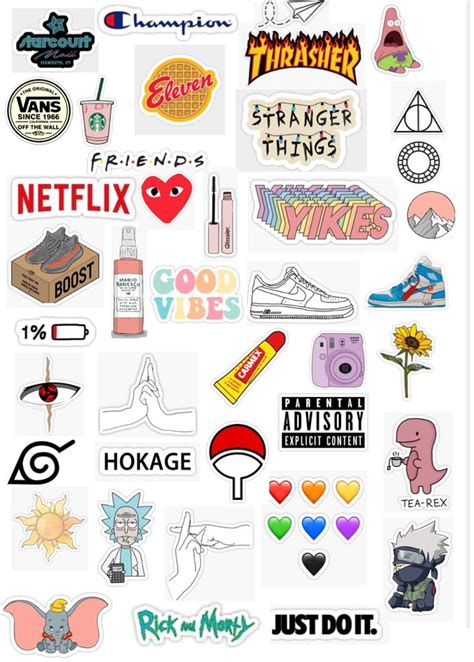 Planche De Stickers Autocollants Imprimables Gratuits Autocollants