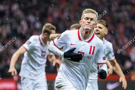 Karol Swiderski C Poland Celebrate Goal Editorial Stock Photo Stock