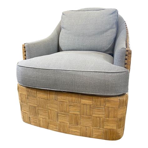 Tommy Bahama Swivel Chair Chairish