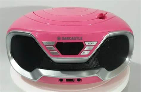 Oakcastle Cd Portable Cd Player Boombox W Bluetooth Fm Radio