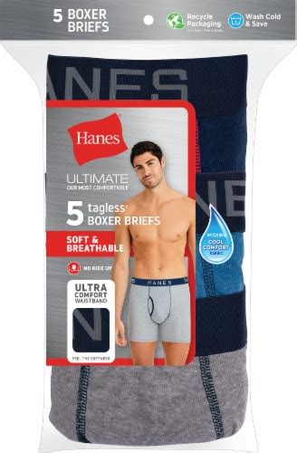 Hanes Ultimate Tagless Boxer Briefs Pack L Fred Meyer