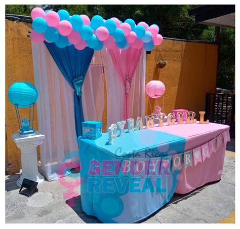 Decoración 3 para Revelación de Sexo del Bebé Gender Reveal