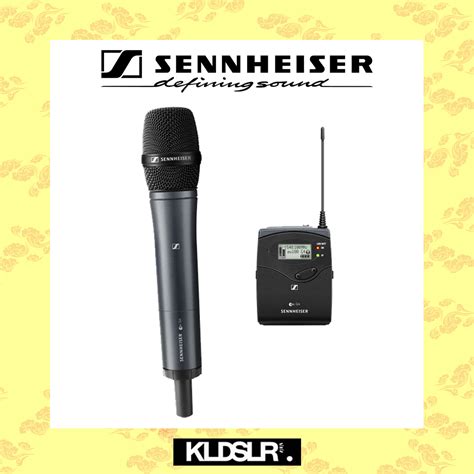 Sennheiser Ew 135p G4 Camera Mount Wireless Microphone System With 835 Handheld Mic A 516 To