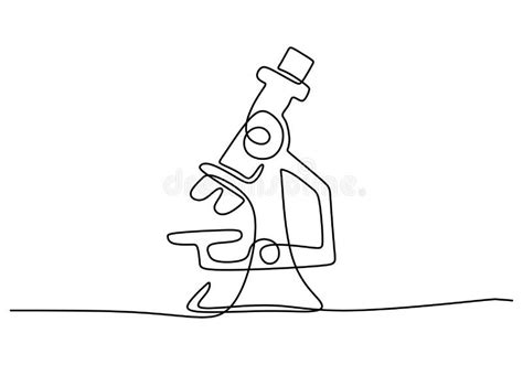 Microscope Line Drawing Simple Stock Illustrations 474 Microscope Line Drawing Simple Stock