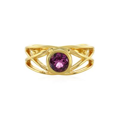 Anillo En Plata Con Granate Magenta Fg Juwelo Joyas