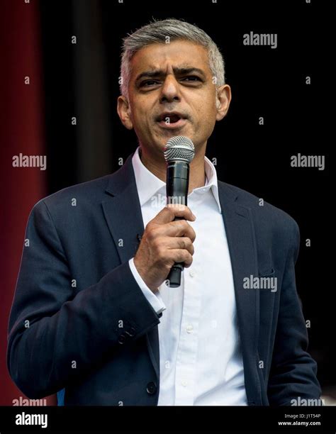 Mayor Of London Sadiq Khan Speaks During St Georges Day Celebrations