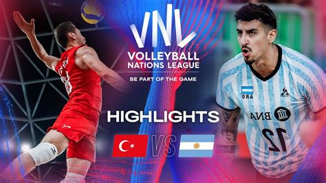 Tur Vs Arg Highlights Week Men S Vnl