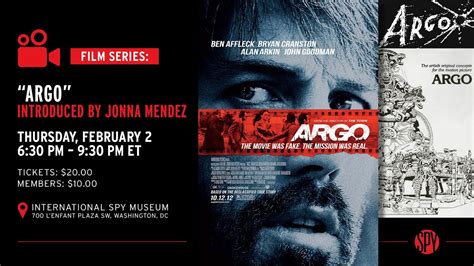 Argo Introduction By Jonna Mendez Cia Chief Of Disguise Youtube