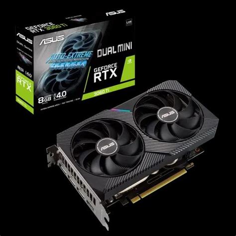 ASUS DUAL GeForce RTX 3060 Ti V2 MINI 8GB GDDR6 Graphics Card LHR