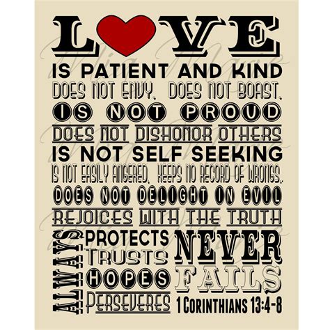 Love Is Patient Scripture Art 1 Corinthians 13 By Mymiamarie Evil