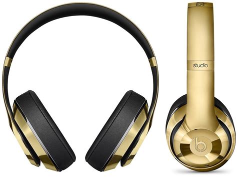 Beats By Dre Limited Edition Gloss Gold Headphones And Pill 20
