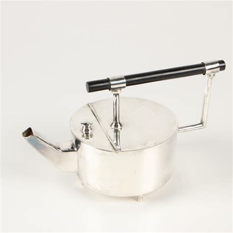 Reproduction Christopher Dresser Modern Silver Plate Teapot, 20th ...