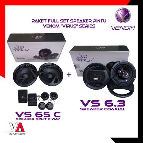 Jual Paket Audio Mobil Full Set Speaker Pintu Venom Virus Series