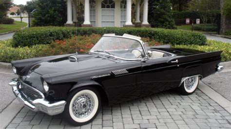 1957 Ford Thunderbird Convertible at Indy 2015 as F105 - Mecum Auctions