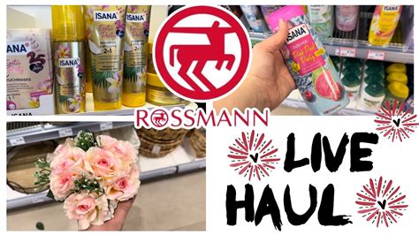 Rossmann Live Haul Juni Alinaberry Youtube