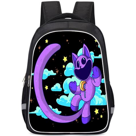 A10 Smiling Critters Kids Backpack Catnap Dogyday School Bag On Onbuy