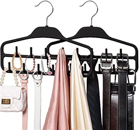 Amazon Smartake Pack Belt Hanger Degree Rotating Tie Rack