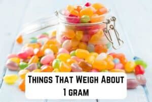 10 Common Things That Weigh 1 Gram (+Pics) | Measuringly