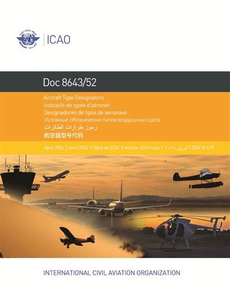 Aircraft Type Designators Doc 864352 Icao Store