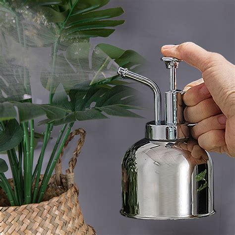 Plant Spray Bottle Stainless Steel Watering Can For Indoor Plants Succulent Bonsai Garden