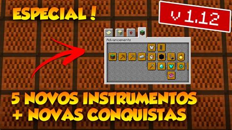 Novos Instrumentos E Novas Conquistas Minecraft Snapshot