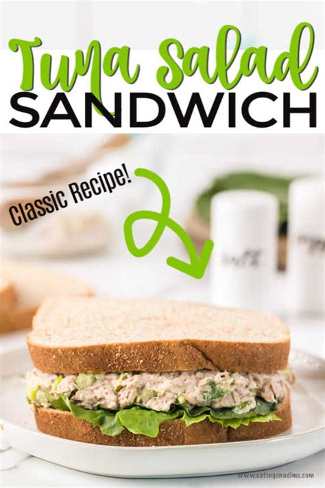 Tuna salad sandwich recipe - the best tuna salad sandwich