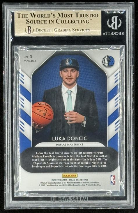 Luka Doncic 2018 19 Panini Prizm Luck Of The Lottery Prizms Fast Break