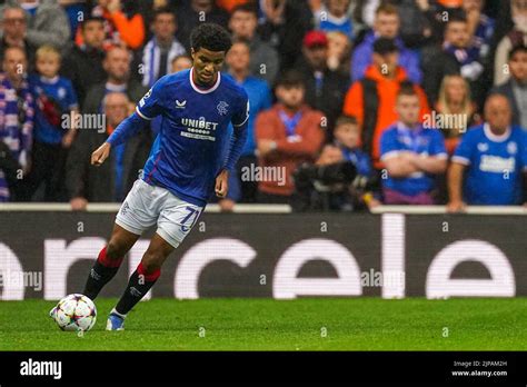 GLASGOW SCOTLAND AUGUST 16 Malik Tillman Of Rangers During The UEFA