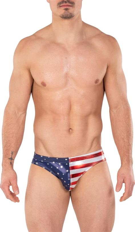 Gary Majdell Sport Men S Usa Freedom Flag Stars Stripes Bikini