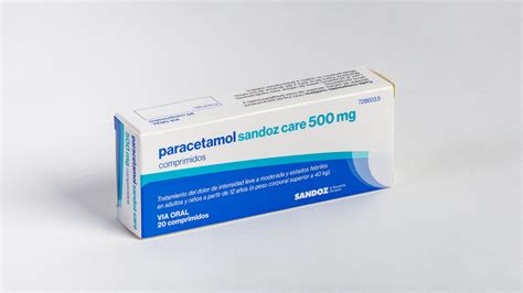 Paracetamol Sandoz Care Efg Mg Comprimidos Farmac Uticos