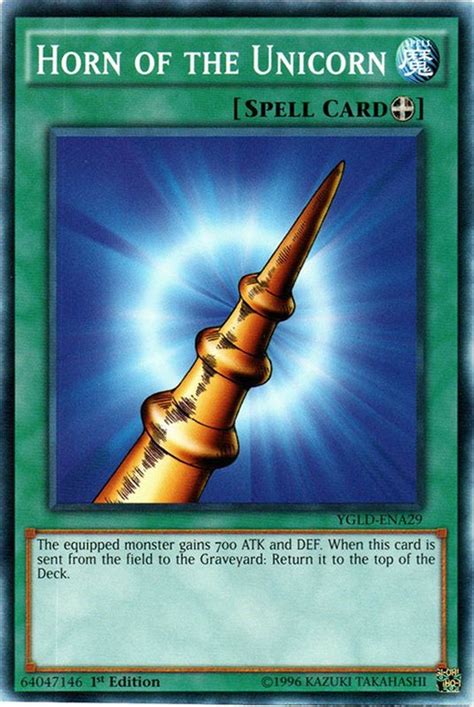 Ygld Ena29 Horn Of The Unicorn Yu Gi Oh