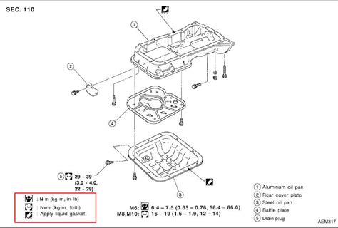 Nissan Altima Torque Specs Oil Pan Valve Cover And More Justanswer