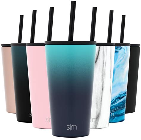 Simple Modern 16oz Classic Tumbler With Straw Lid Flip Lid Travel