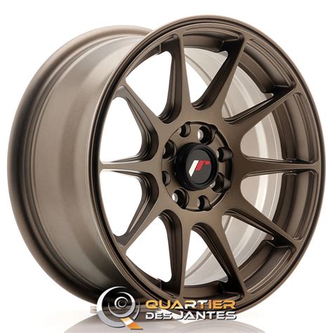 Jante JAPAN RACING JR11 16 BRONZE MAT 4x108 Jantes Alu Jantes Tole