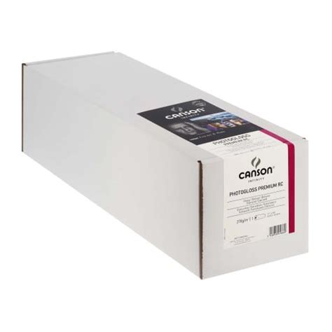 Papier Jet D Encre Canson Infinity Photogloss Premium Rc Extra Blanc