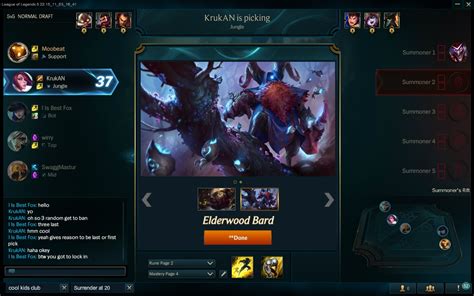 Surrender At 20 11 3 PBE Update New Champion Select Available For Testing