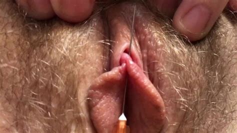 Needle Through Her Clit