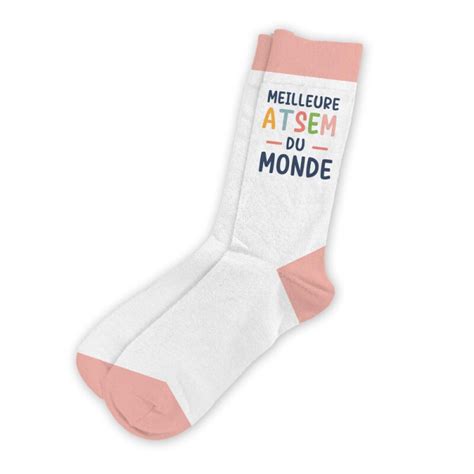 Chaussettes Meilleure Atsem Du Monde