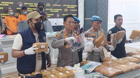 Tak Hanya Gagalkan 39 Kilogram Ganja Polresta Jambi Juga Amankan