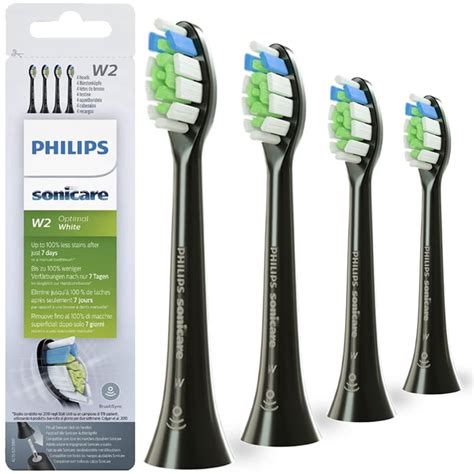 W2 Optimal White Replacement Brush Heads Compatible With Sonicare