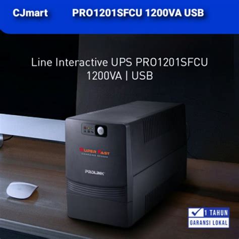 Jual UPS PROLINK 1200VA Line Interactive UPS With Stabilizer