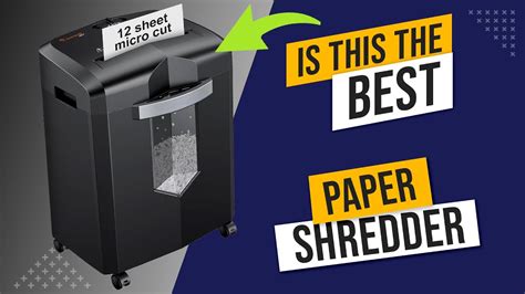 Bonsaii Paper Shredder Review YouTube