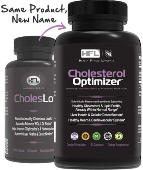 Hfl Cholesterol Optimizer By Dr Sam Robbins Dietary Supplement 80 Capsules For Sale Online Ebay