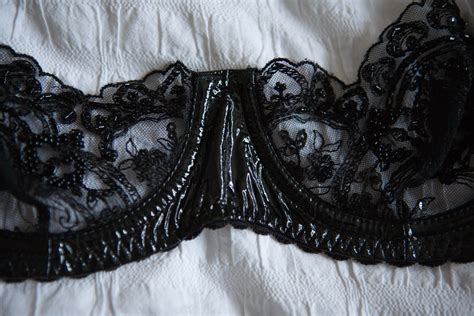 Loveday London Luxury Lingerie Review Leather Lace Oncilla Bra Set
