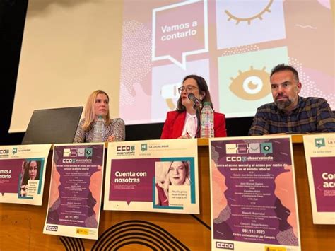 Ccoo Destaca La Labor Del Observatorio Contra El Acoso Sexual En El