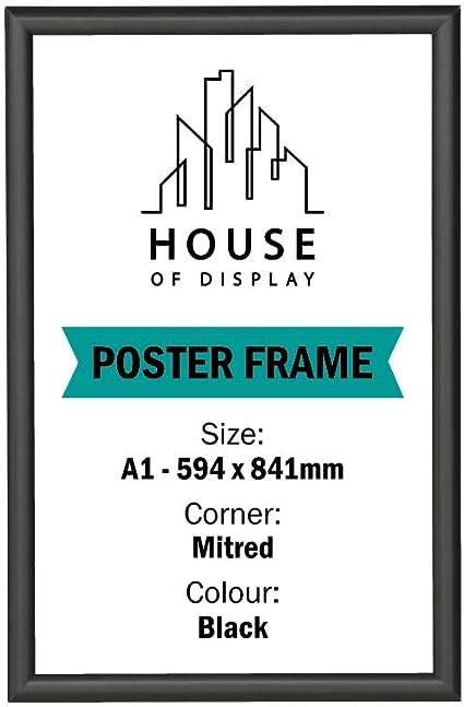 HOUSE OF DISPLAY A1 Frame - A1 Snap Frames For Posters, A1 Picture ...