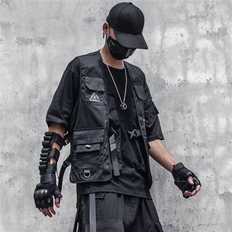 Streetwear Cyberpunk Vest Cyberpunk Clothing