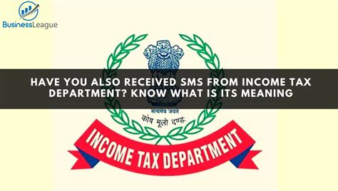 Have You Also Received Sms From Income Tax Department Know What Is Its